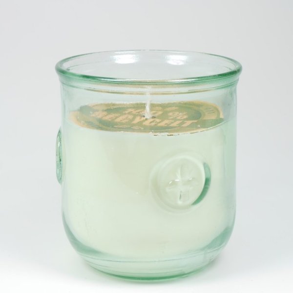 Kerze aus Biomasse im Glas, Citronella Duft